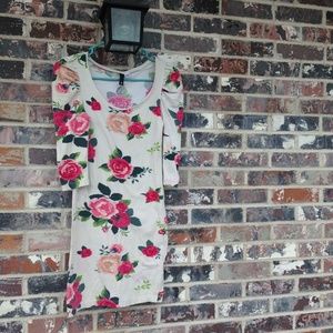 Rose body con dress